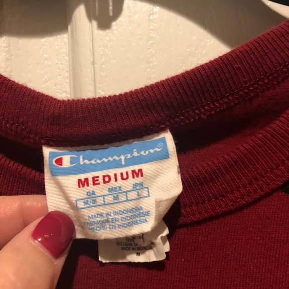 Bundle of 2 Men’s champion tees. red and navy - Picture 3 of 4